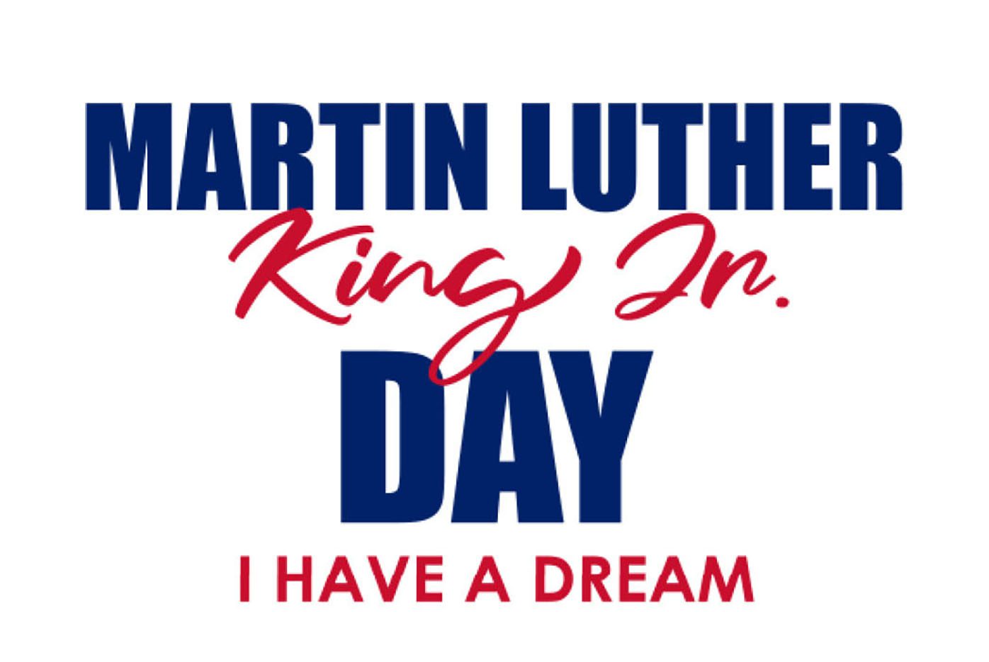 Vector illustration of Martin Luther King Jr Day social media fe